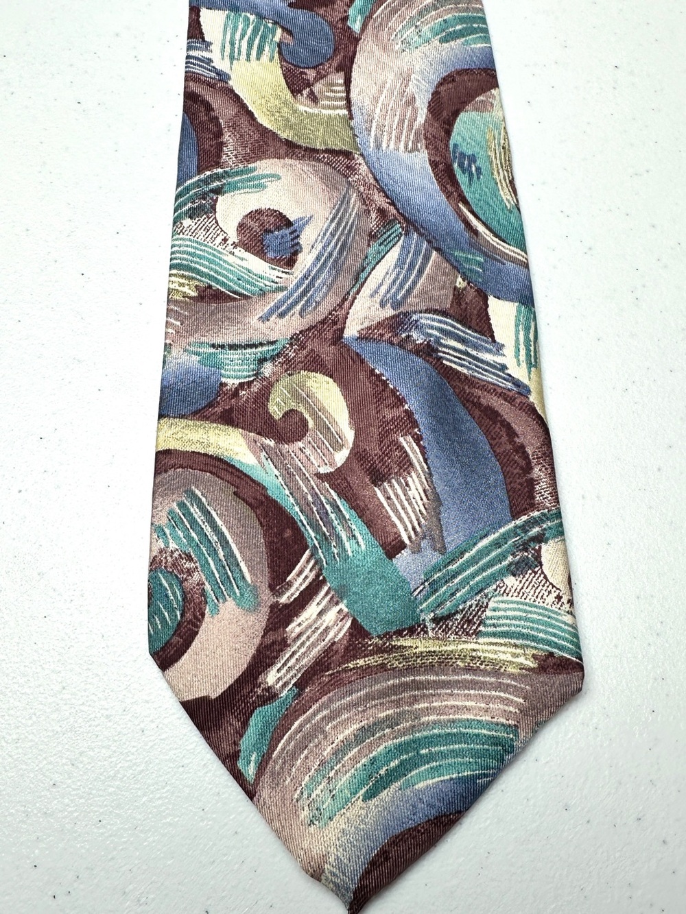Vintage Architect 100% Silk Tie